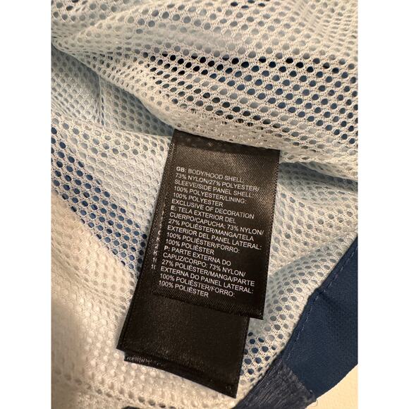 The North Face Girls DryVent Rain Jacket Blue Sz M 10/12 Hooded Full Zip - Picture 4 of 5